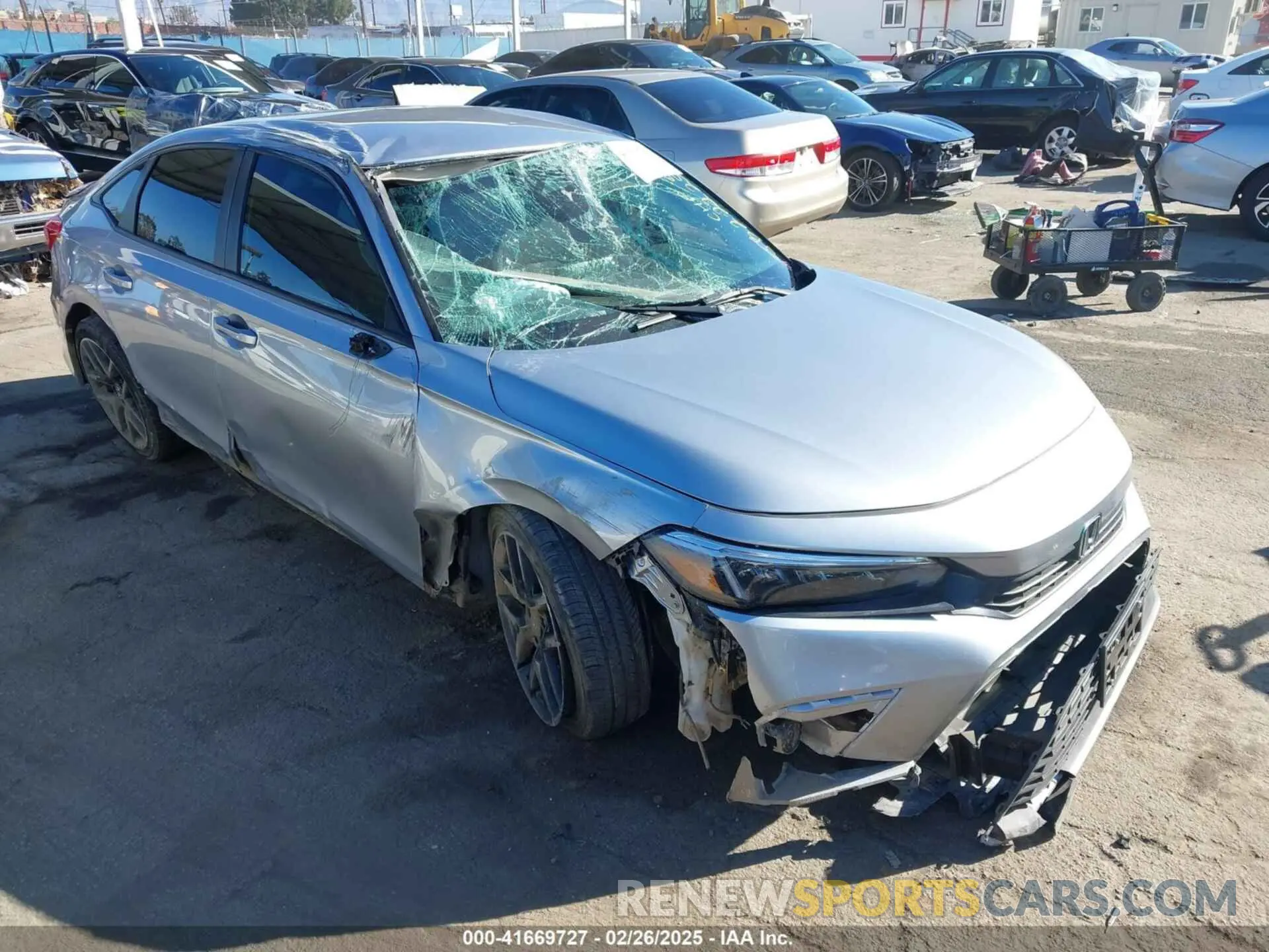 1 Photograph of a damaged car 2HGFE2F51RH562414 HONDA CIVIC 2024