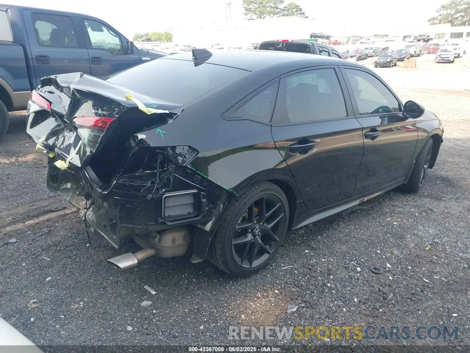 4 Photograph of a damaged car 2HGFE2F51RH586082 HONDA CIVIC 2024