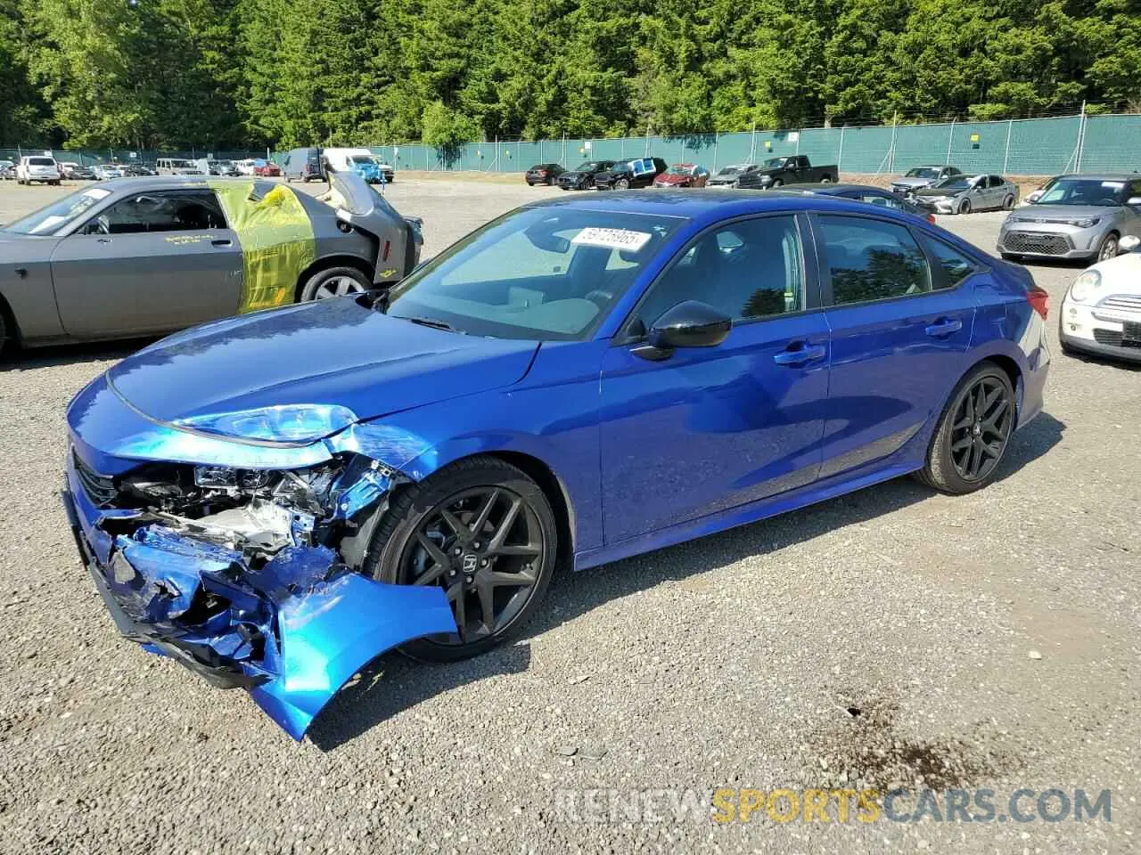 1 Photograph of a damaged car 2HGFE2F51RH587846 HONDA CIVIC 2024