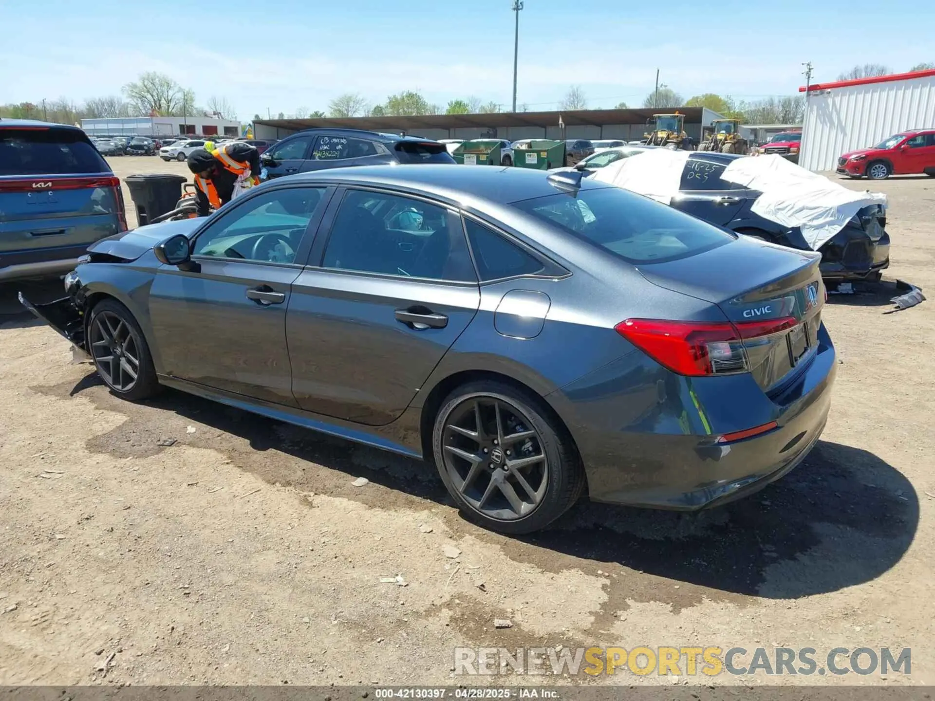 3 Photograph of a damaged car 2HGFE2F51RH593789 HONDA CIVIC 2024