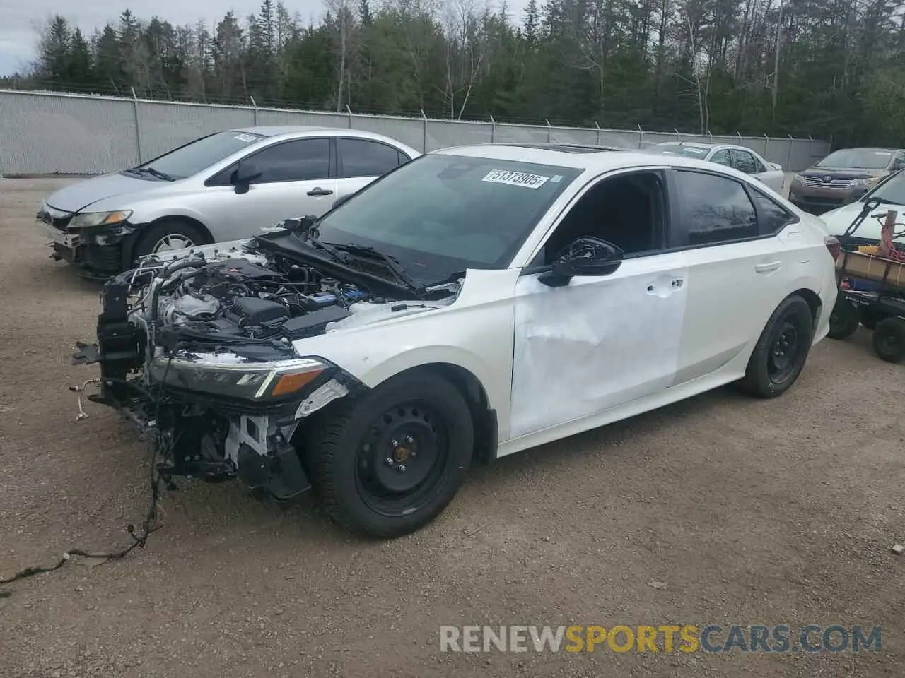 1 Photograph of a damaged car 2HGFE2F52RH100721 HONDA CIVIC 2024