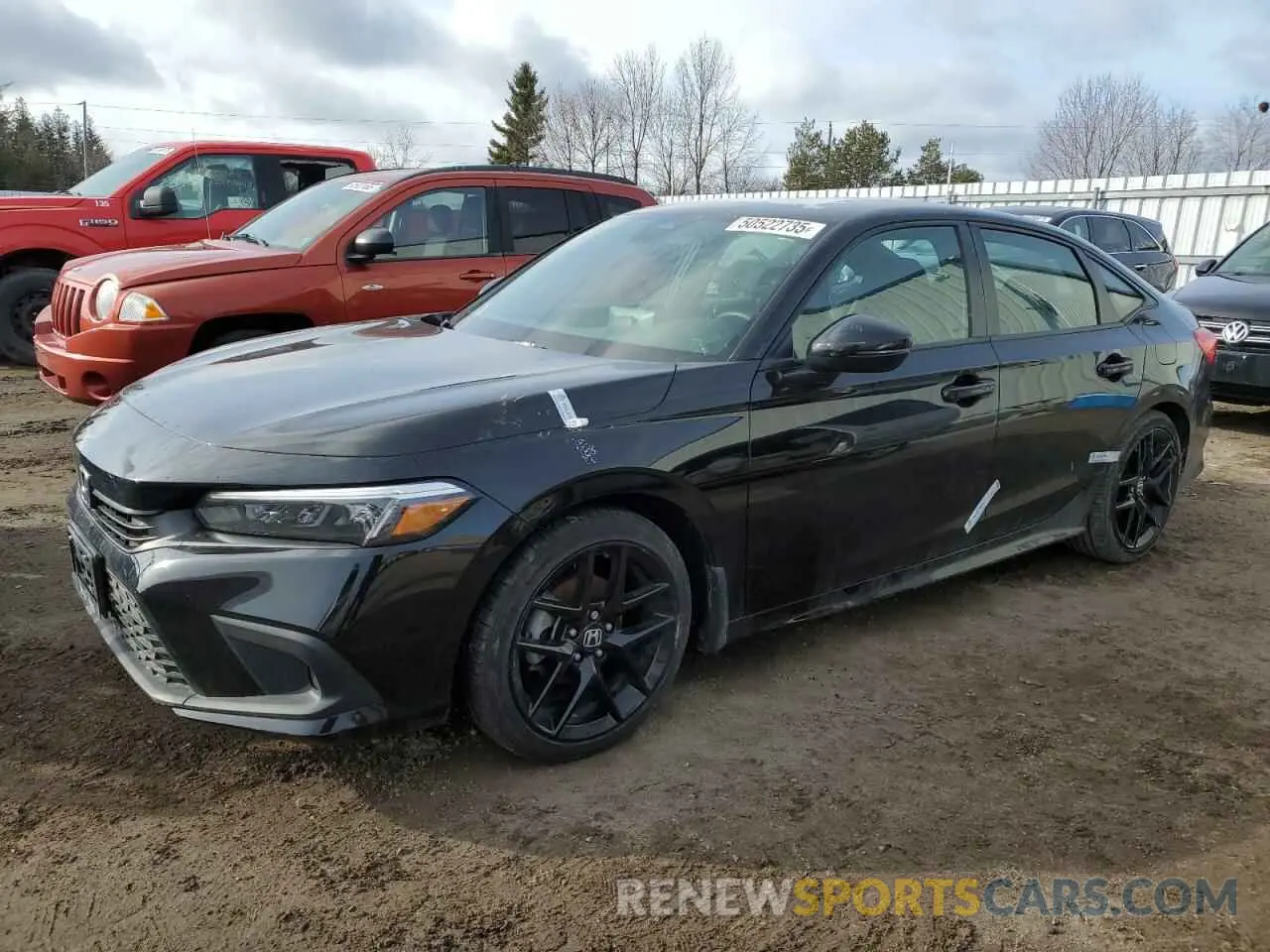 1 Photograph of a damaged car 2HGFE2F52RH117552 HONDA CIVIC 2024