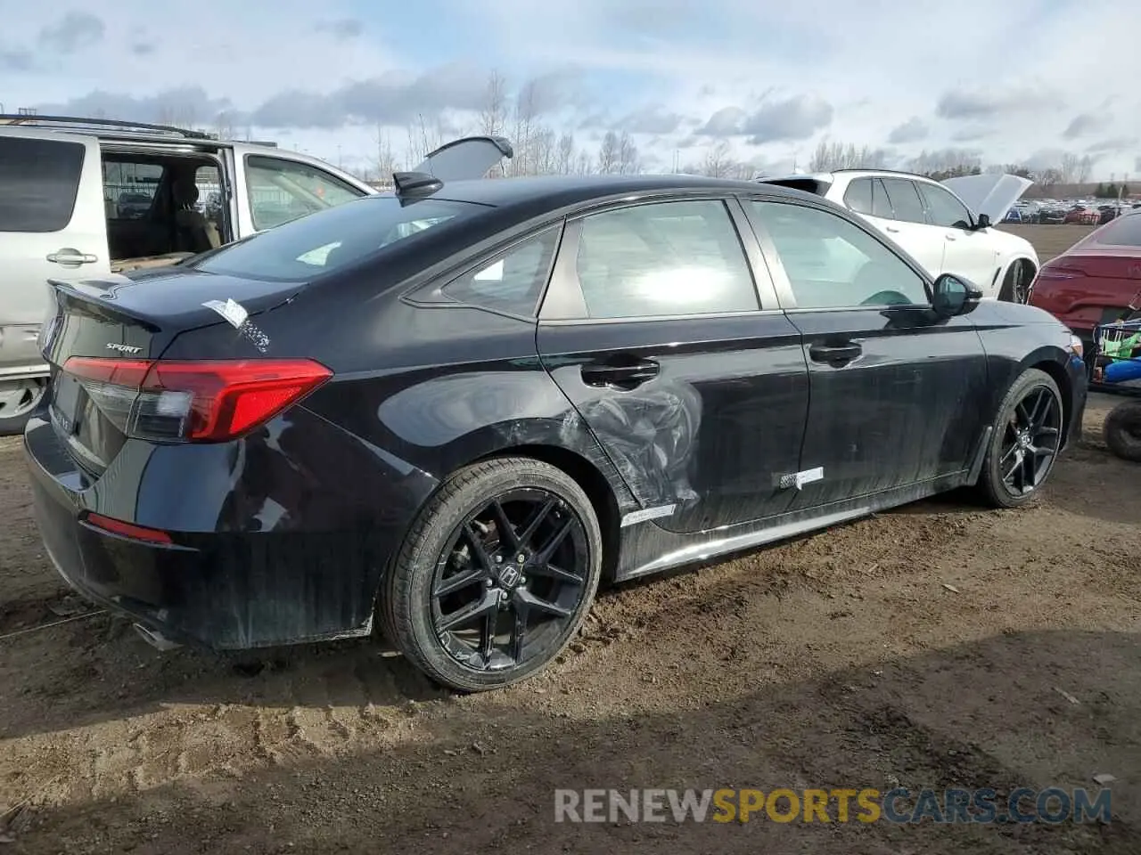 3 Photograph of a damaged car 2HGFE2F52RH117552 HONDA CIVIC 2024