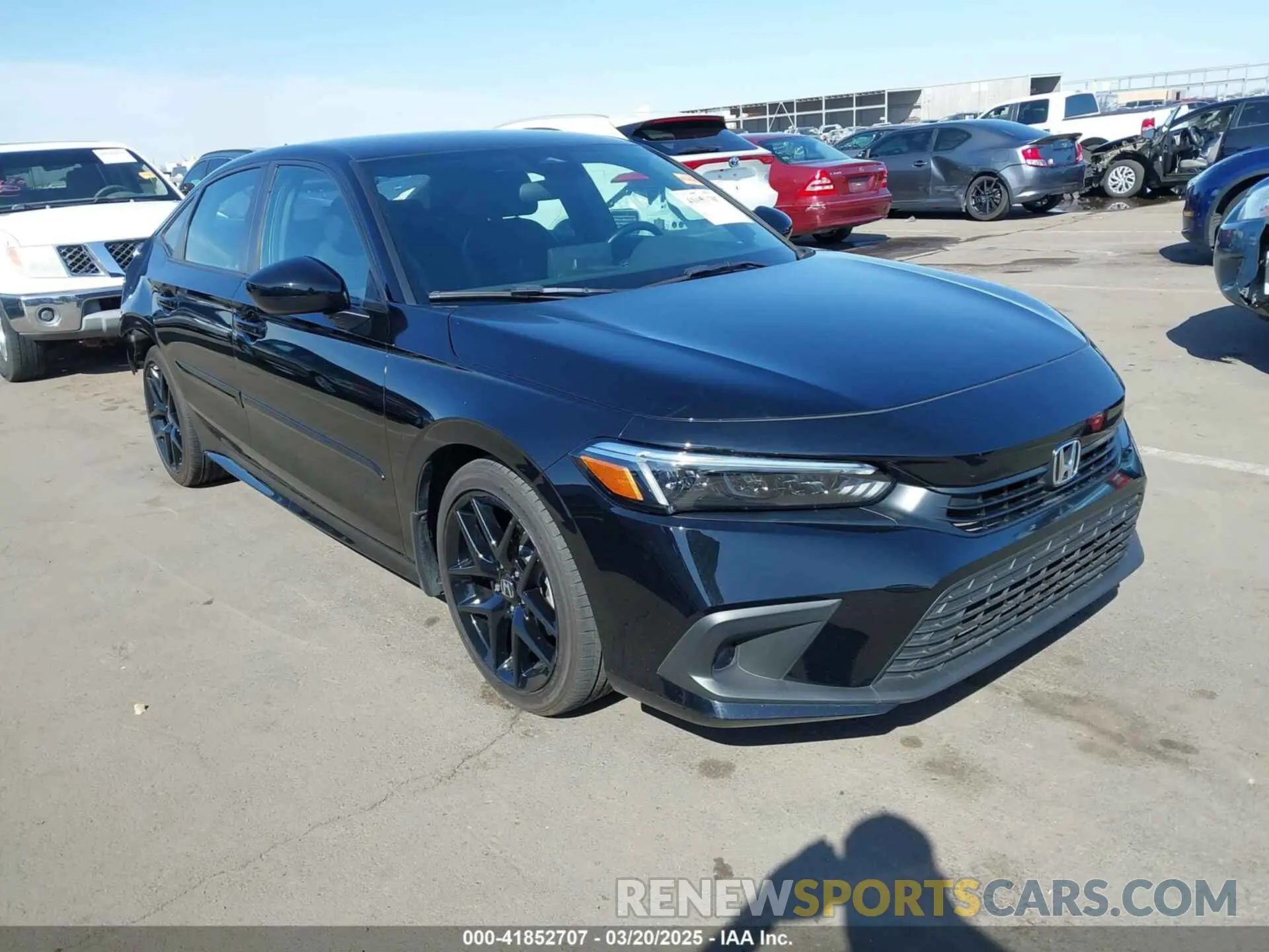 1 Photograph of a damaged car 2HGFE2F52RH511729 HONDA CIVIC 2024