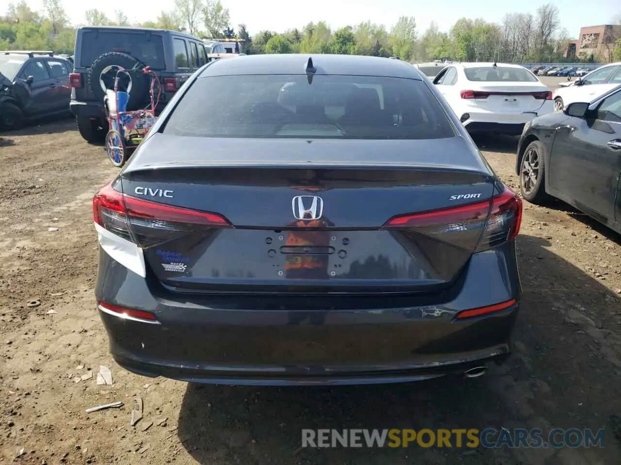 6 Photograph of a damaged car 2HGFE2F52RH523282 HONDA CIVIC 2024