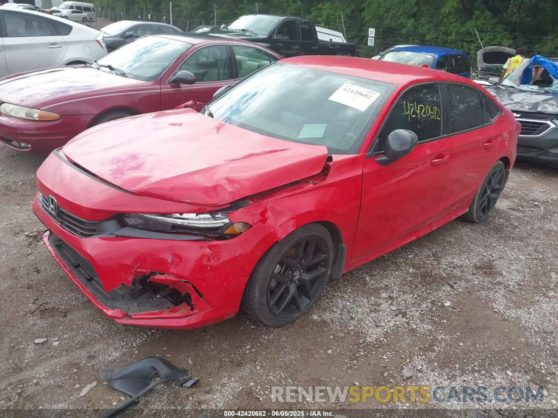 2 Photograph of a damaged car 2HGFE2F52RH530099 HONDA CIVIC 2024