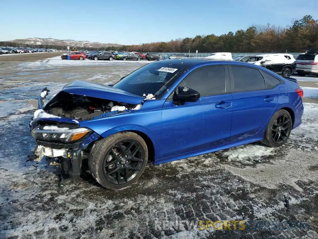 1 Photograph of a damaged car 2HGFE2F52RH534329 HONDA CIVIC 2024