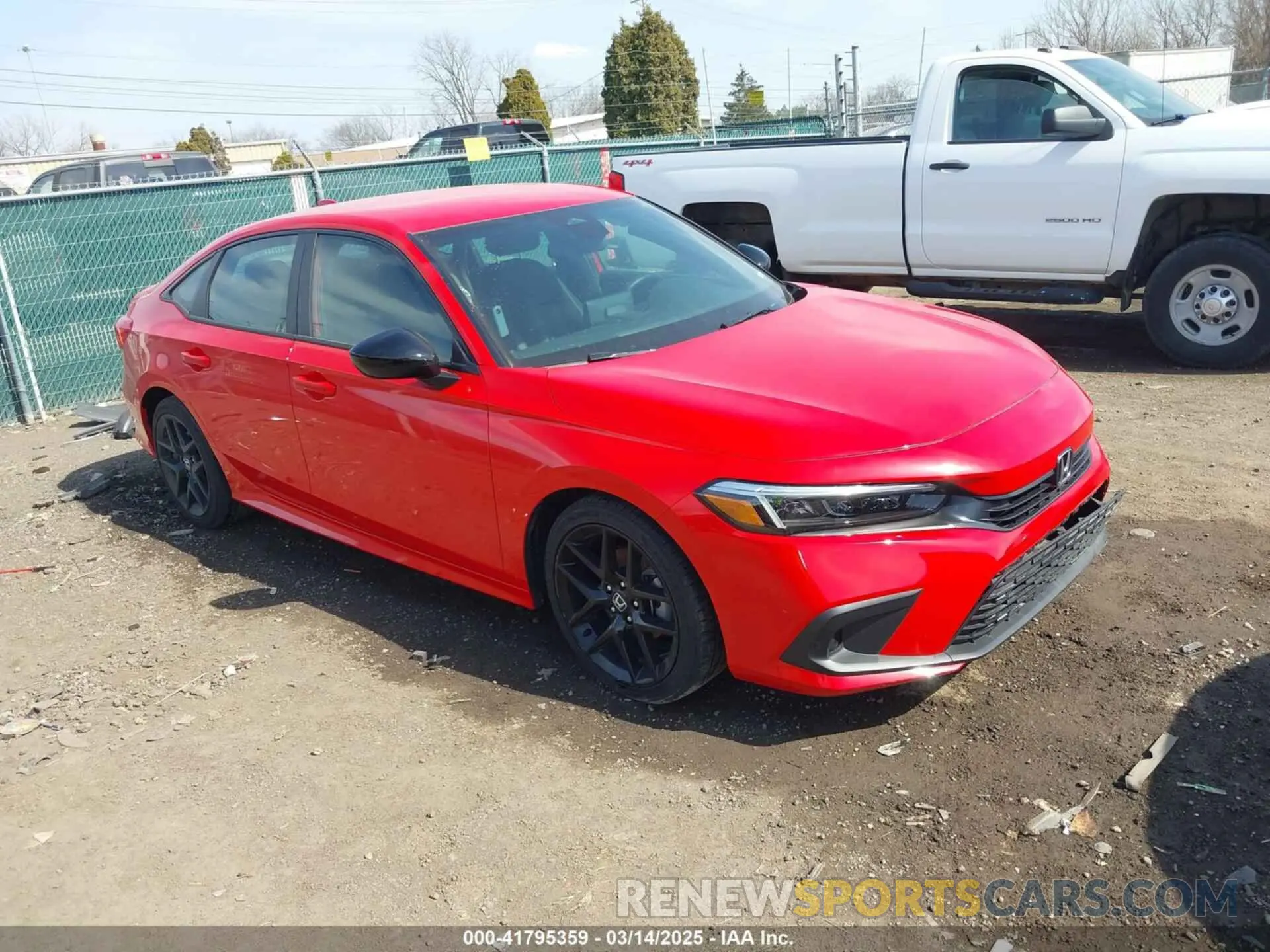 1 Photograph of a damaged car 2HGFE2F52RH540485 HONDA CIVIC 2024