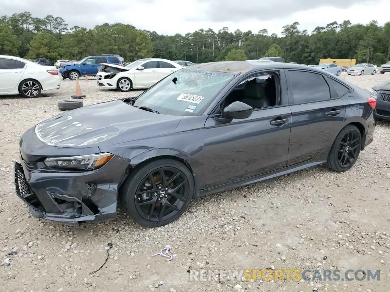 1 Photograph of a damaged car 2HGFE2F52RH546089 HONDA CIVIC 2024
