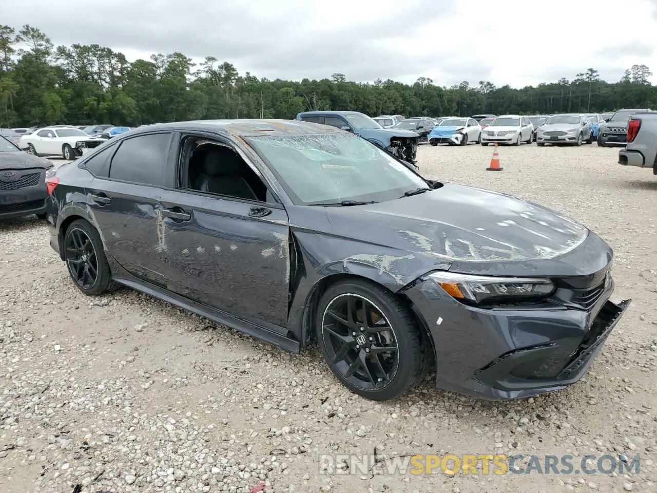 4 Photograph of a damaged car 2HGFE2F52RH546089 HONDA CIVIC 2024