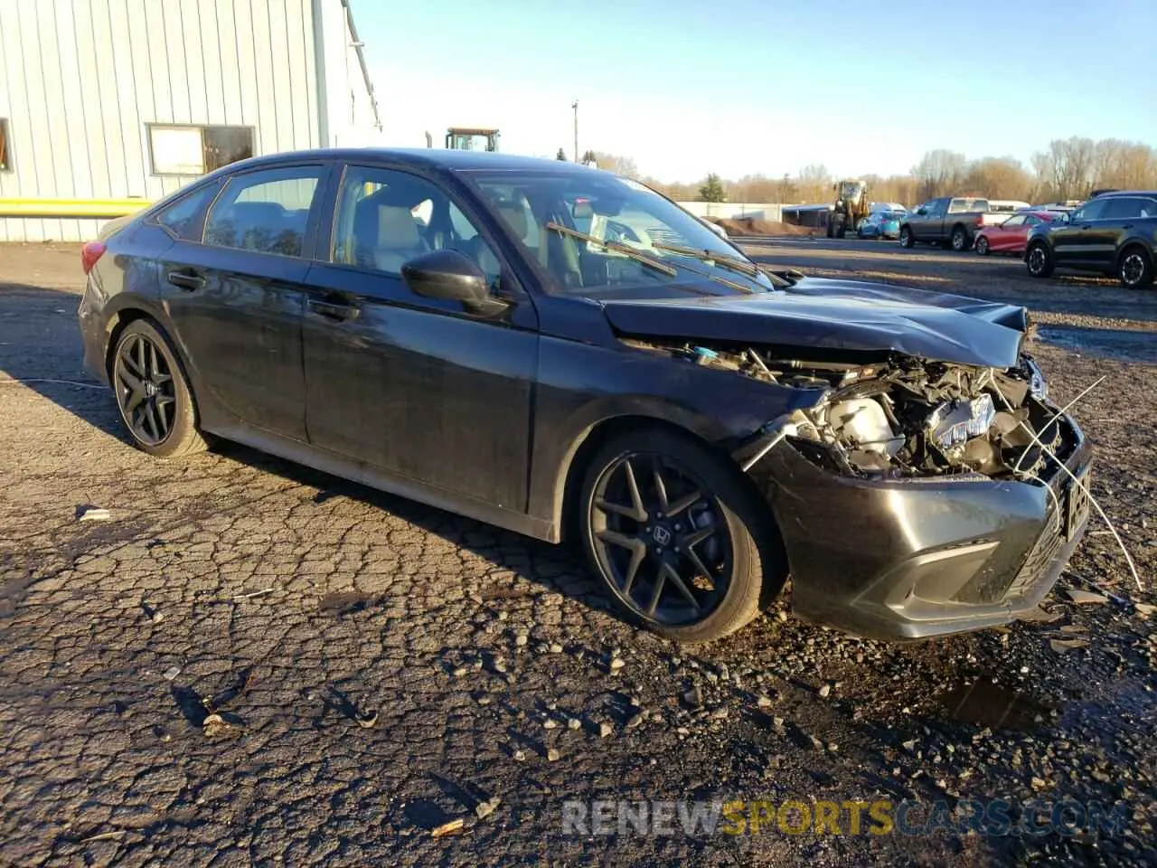 4 Photograph of a damaged car 2HGFE2F52RH548070 HONDA CIVIC 2024