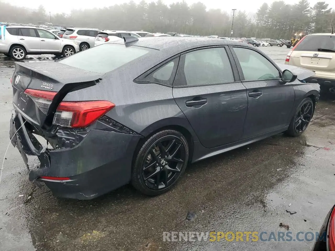 3 Photograph of a damaged car 2HGFE2F52RH556394 HONDA CIVIC 2024