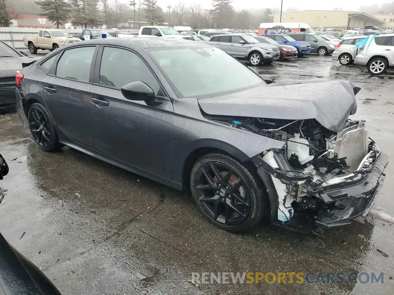 4 Photograph of a damaged car 2HGFE2F52RH556394 HONDA CIVIC 2024