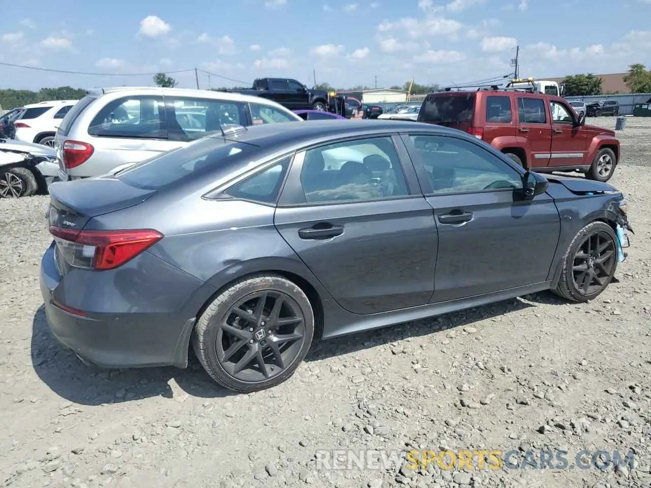 3 Photograph of a damaged car 2HGFE2F52RH567511 HONDA CIVIC 2024