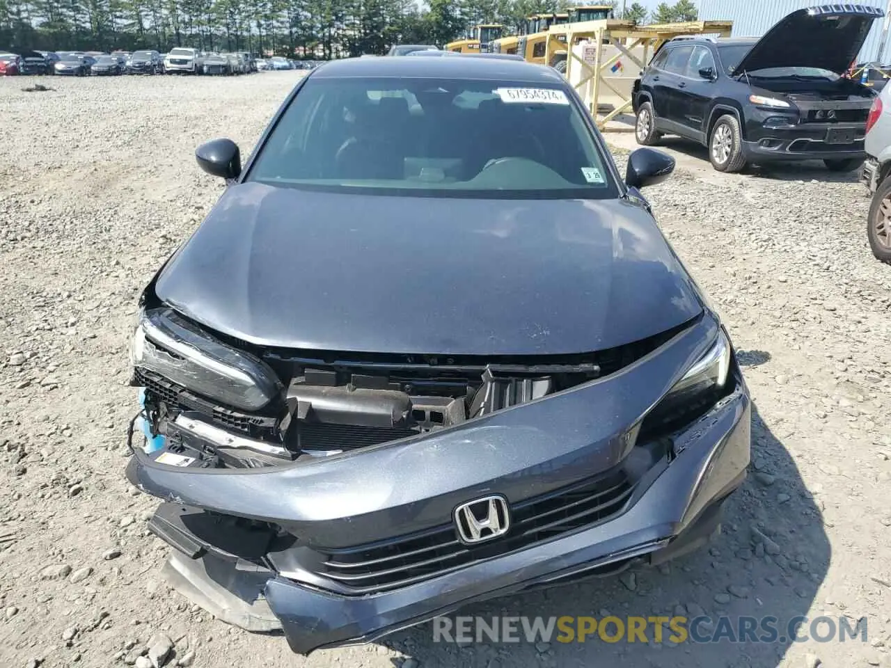 5 Photograph of a damaged car 2HGFE2F52RH567511 HONDA CIVIC 2024