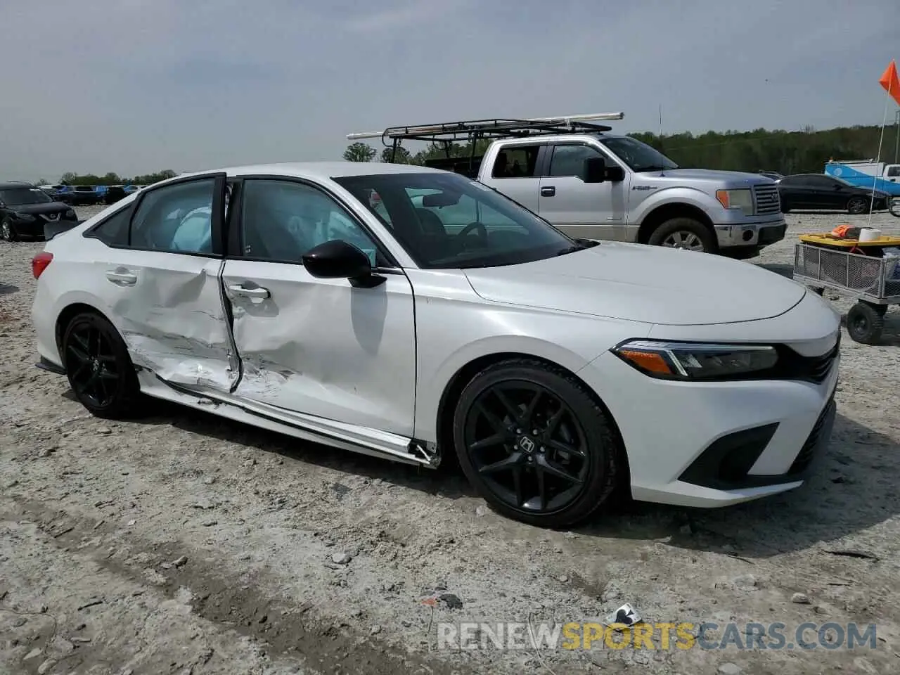 4 Photograph of a damaged car 2HGFE2F52RH571770 HONDA CIVIC 2024