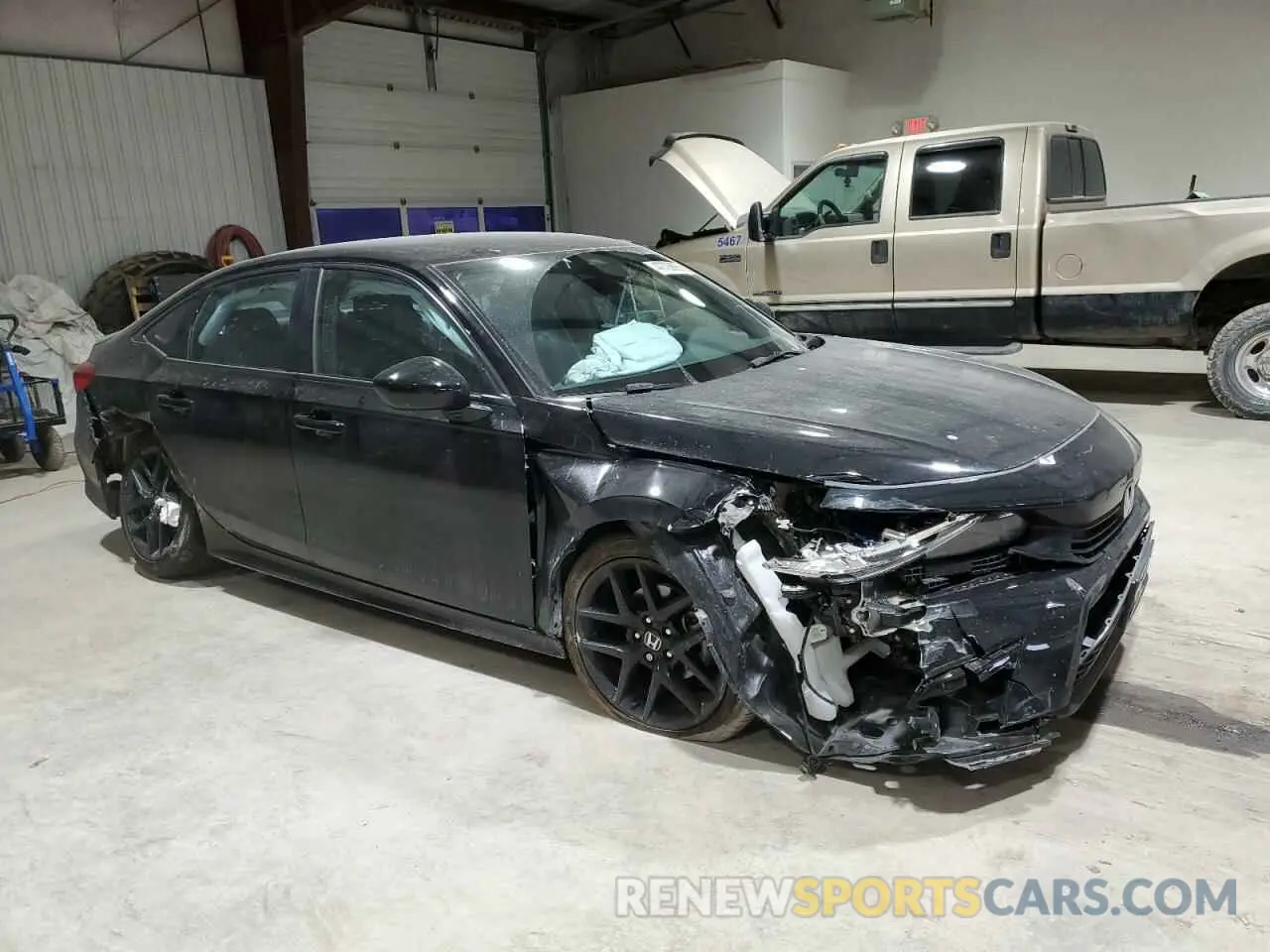 4 Photograph of a damaged car 2HGFE2F52RH592537 HONDA CIVIC 2024