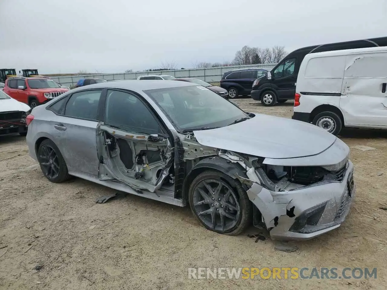 4 Photograph of a damaged car 2HGFE2F53RH533254 HONDA CIVIC 2024