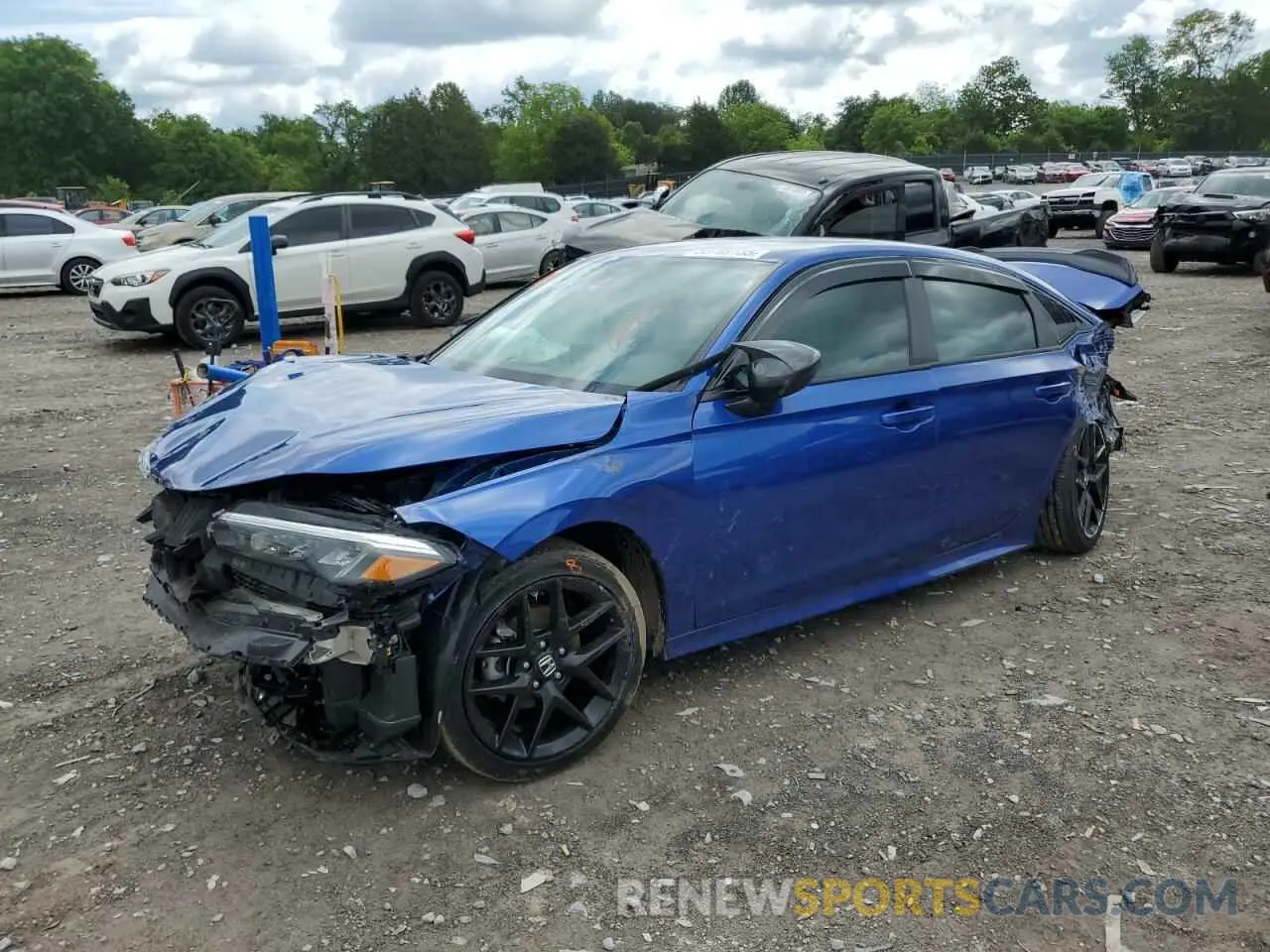 1 Photograph of a damaged car 2HGFE2F53RH542570 HONDA CIVIC 2024