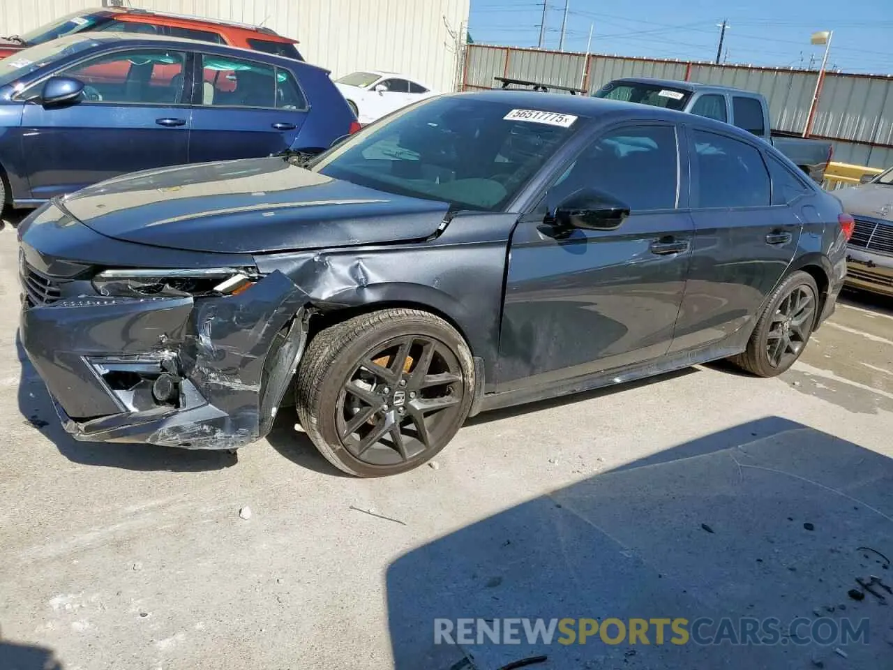 1 Photograph of a damaged car 2HGFE2F53RH548529 HONDA CIVIC 2024