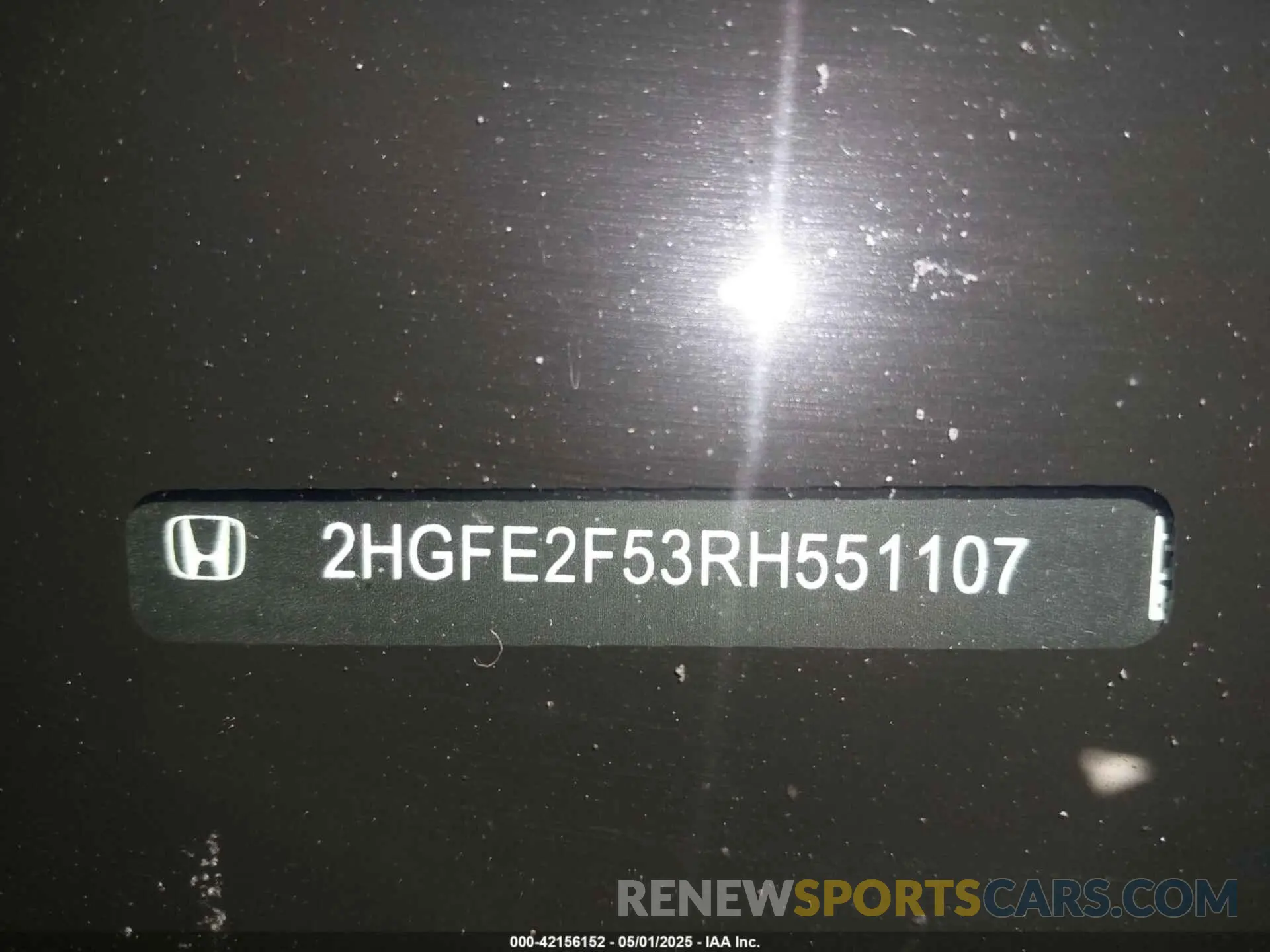 17 Photograph of a damaged car 2HGFE2F53RH551107 HONDA CIVIC 2024