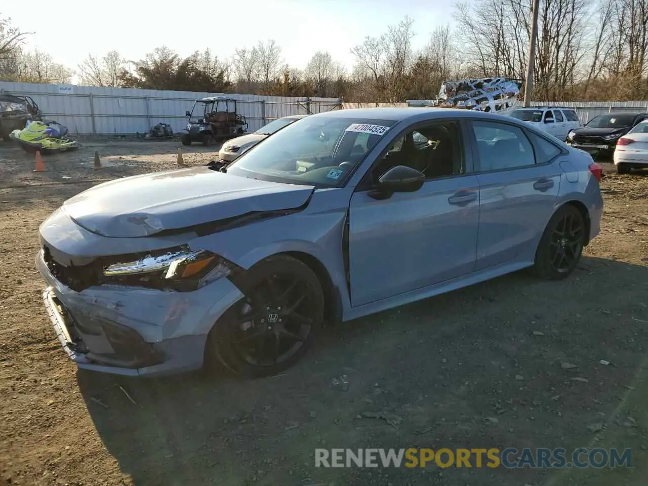 1 Photograph of a damaged car 2HGFE2F53RH552709 HONDA CIVIC 2024