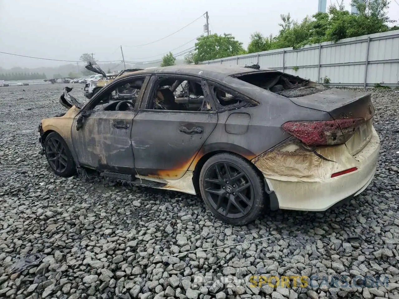 2 Photograph of a damaged car 2HGFE2F53RH557537 HONDA CIVIC 2024