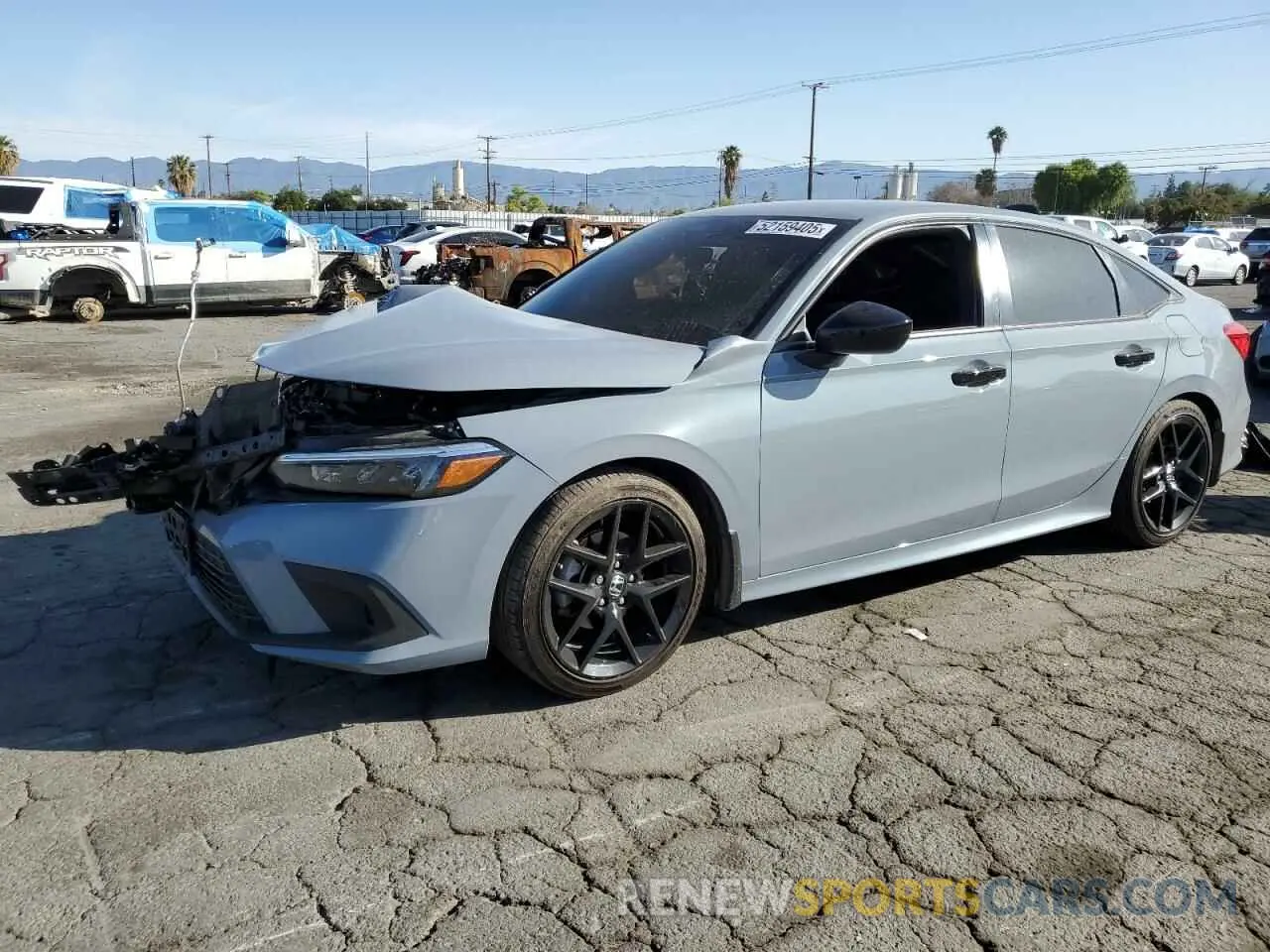 1 Photograph of a damaged car 2HGFE2F53RH561698 HONDA CIVIC 2024