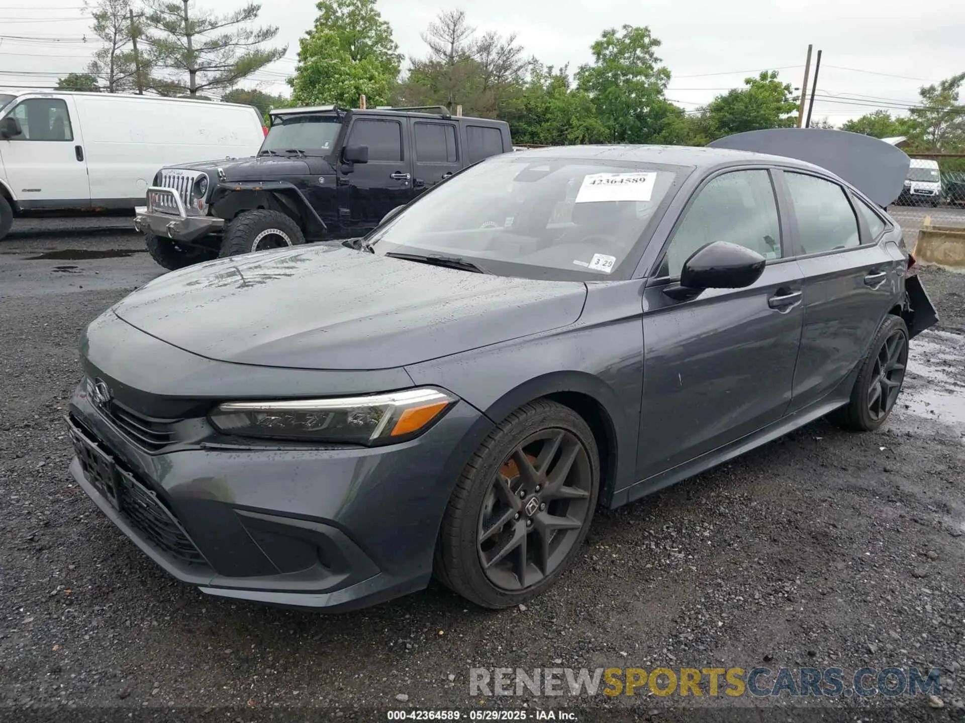 2 Photograph of a damaged car 2HGFE2F53RH569283 HONDA CIVIC 2024