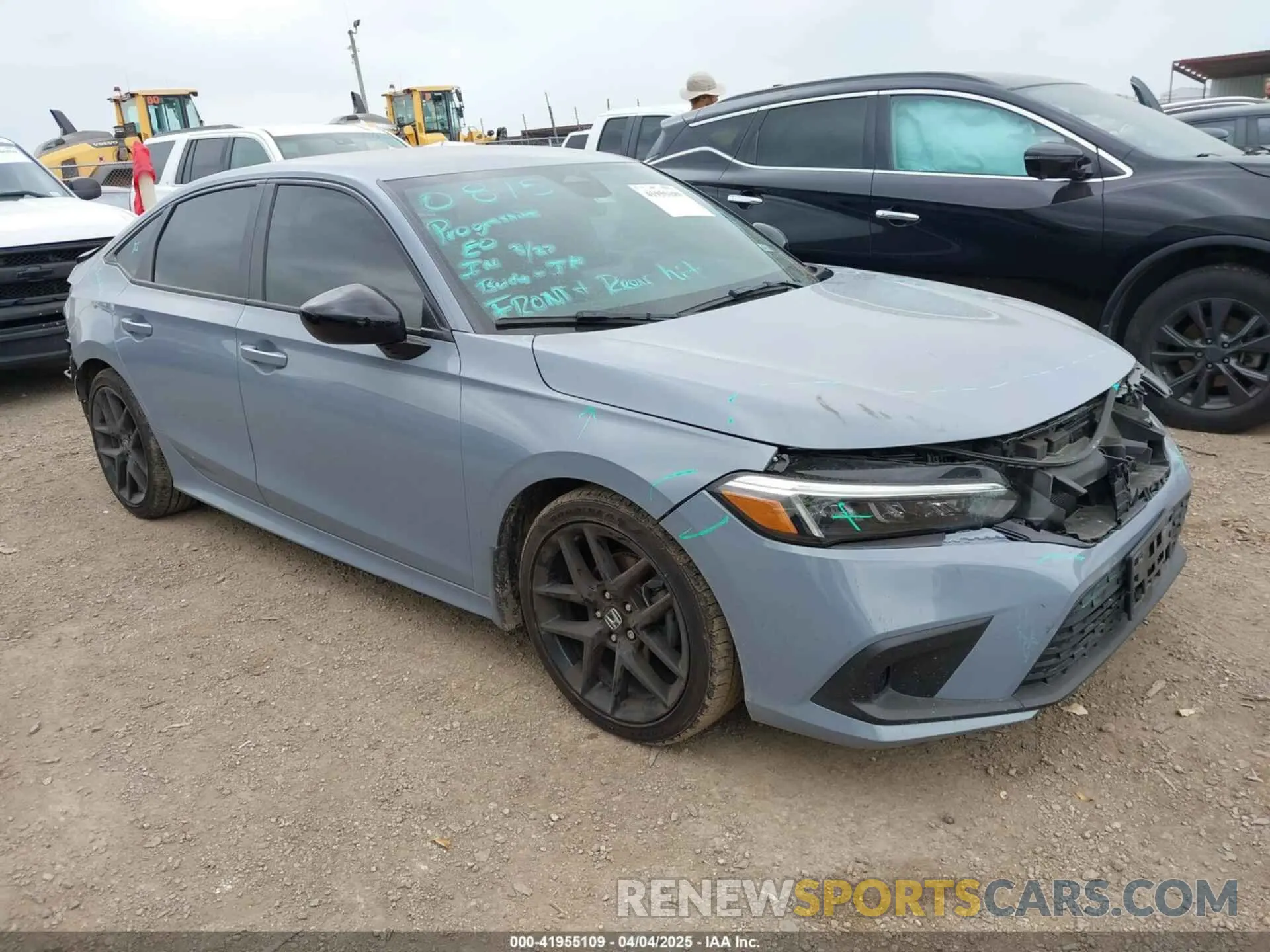 1 Photograph of a damaged car 2HGFE2F53RH584124 HONDA CIVIC 2024