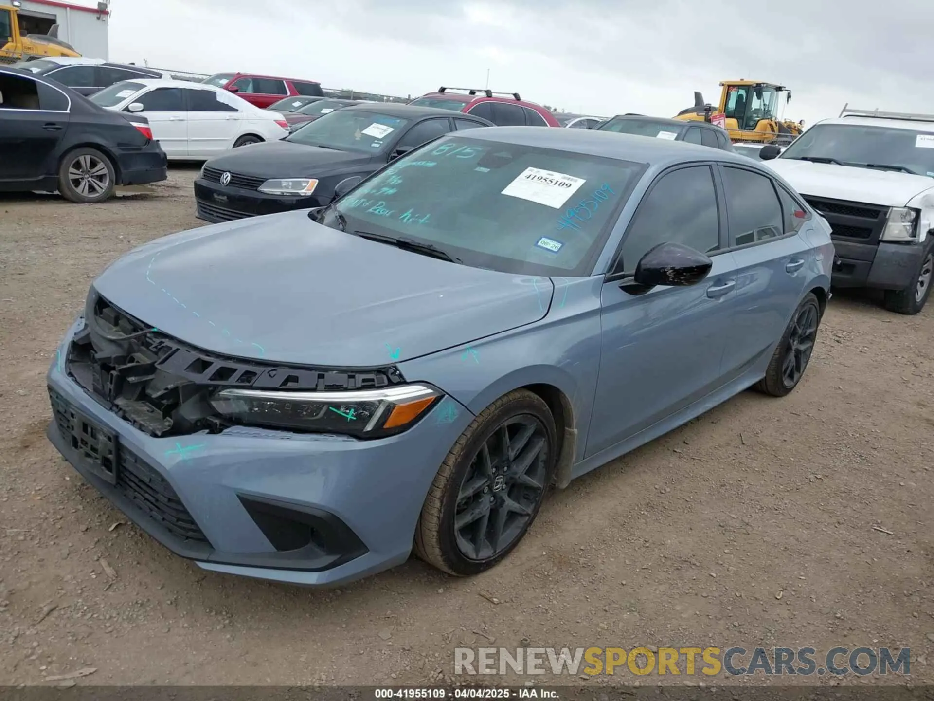 2 Photograph of a damaged car 2HGFE2F53RH584124 HONDA CIVIC 2024
