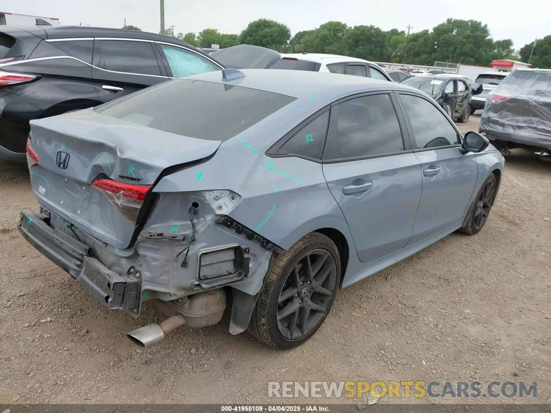 4 Photograph of a damaged car 2HGFE2F53RH584124 HONDA CIVIC 2024