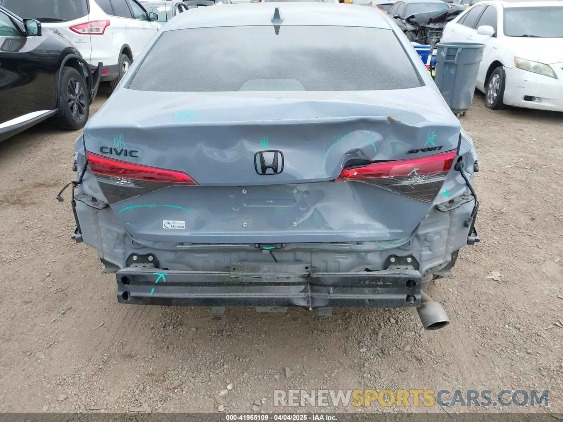 6 Photograph of a damaged car 2HGFE2F53RH584124 HONDA CIVIC 2024