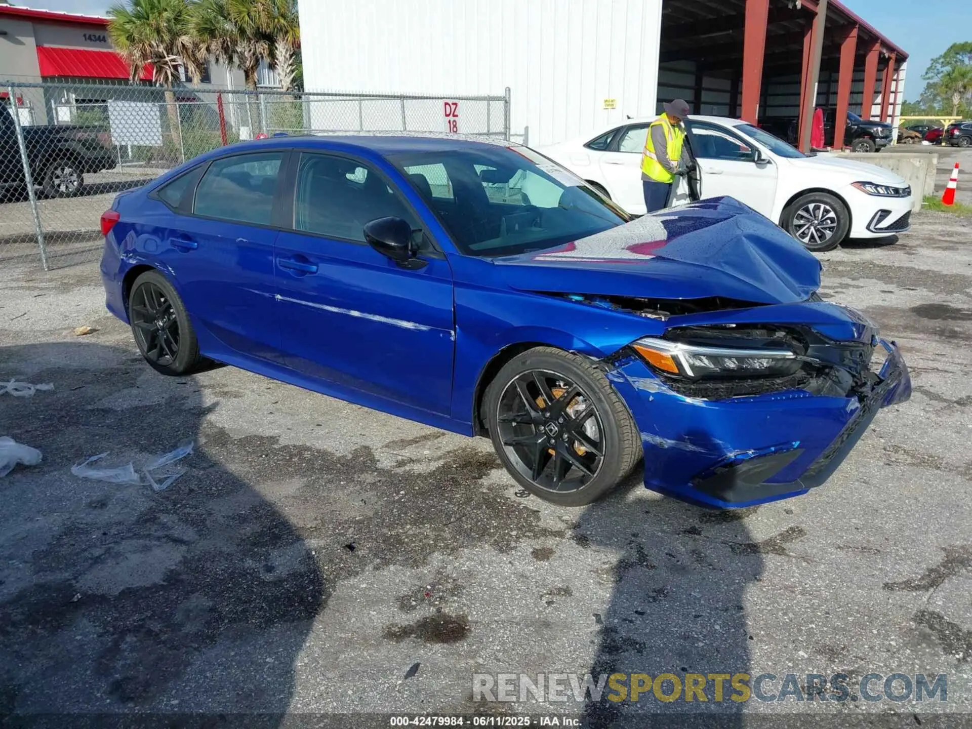 1 Photograph of a damaged car 2HGFE2F53RH594930 HONDA CIVIC 2024