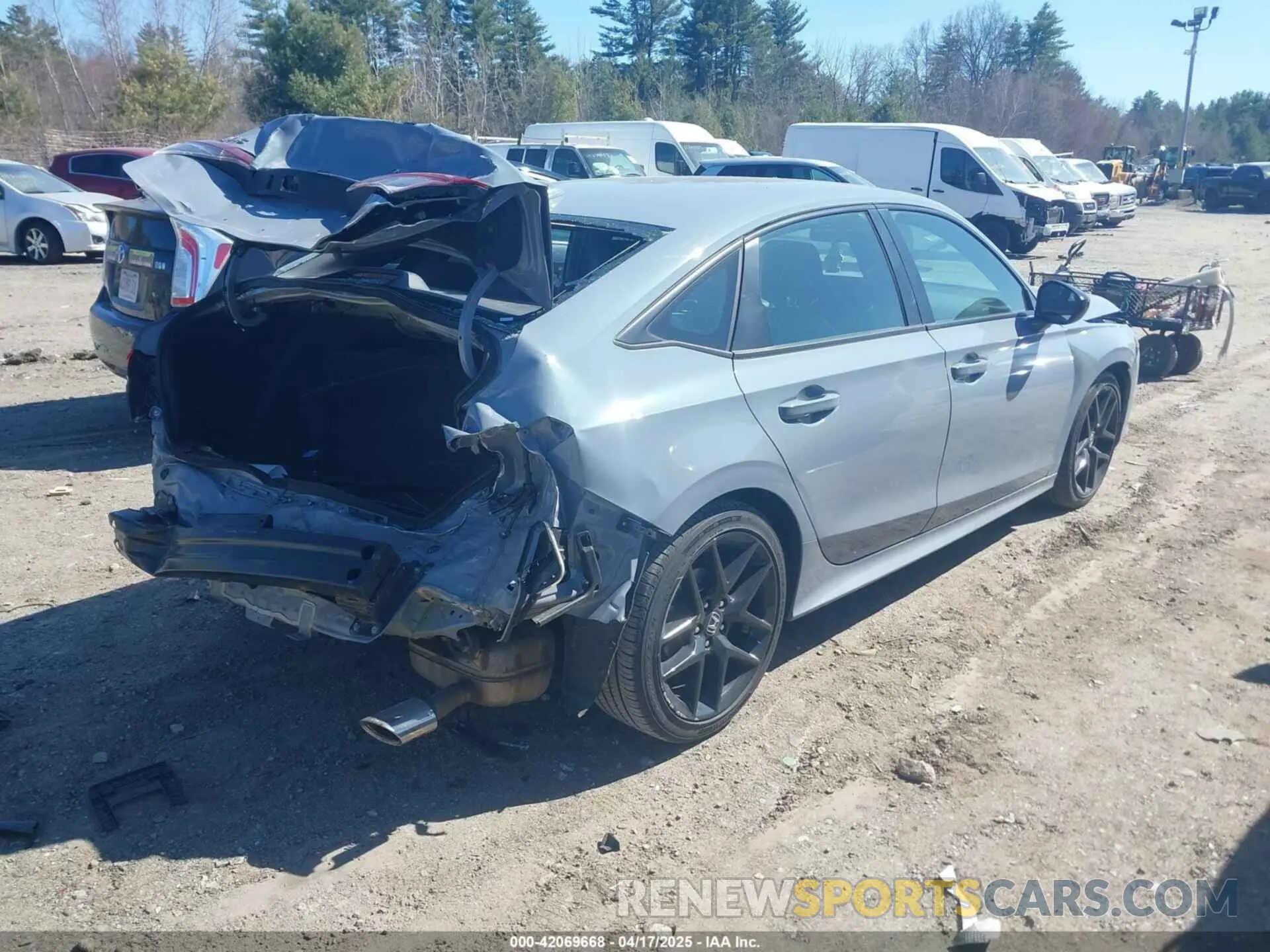 4 Photograph of a damaged car 2HGFE2F54RH516723 HONDA CIVIC 2024