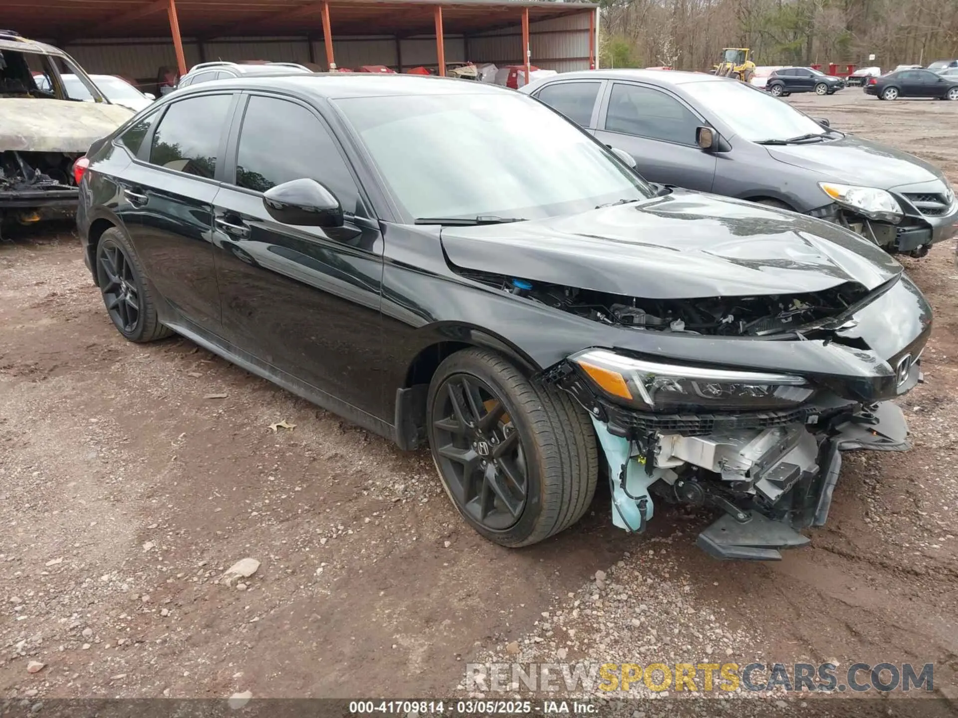 1 Photograph of a damaged car 2HGFE2F54RH522117 HONDA CIVIC 2024