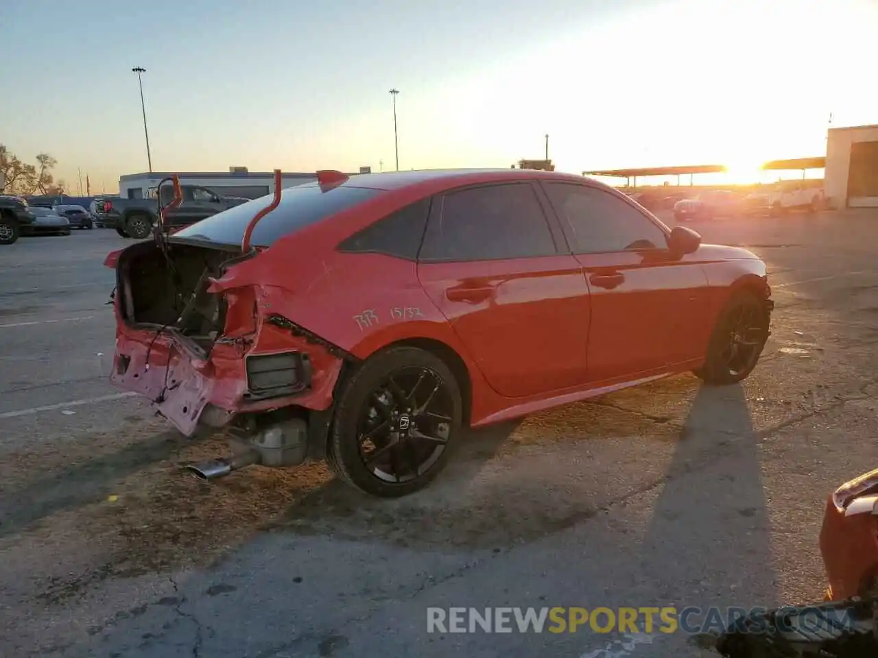 3 Photograph of a damaged car 2HGFE2F54RH522991 HONDA CIVIC 2024