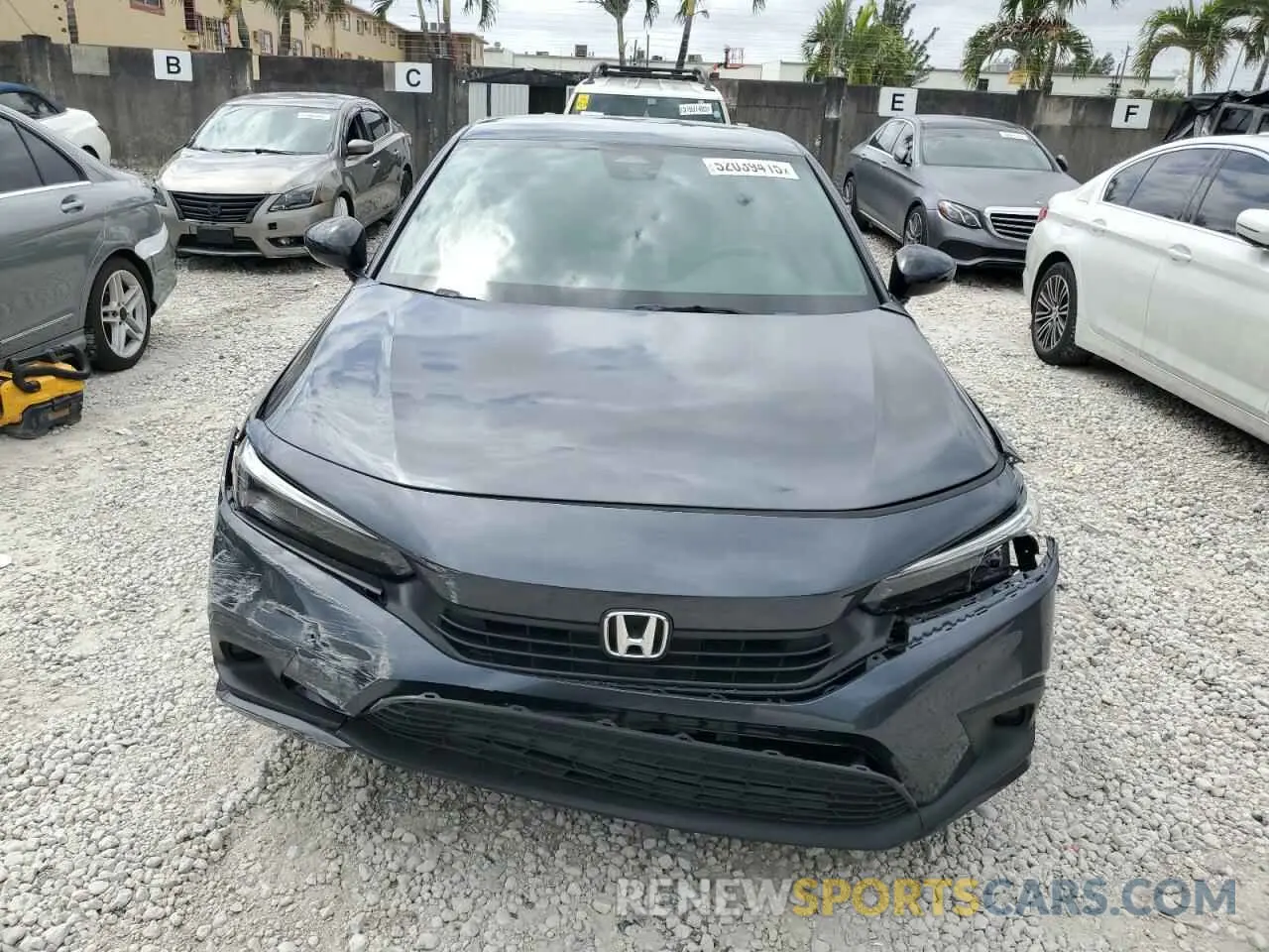 5 Photograph of a damaged car 2HGFE2F54RH527236 HONDA CIVIC 2024