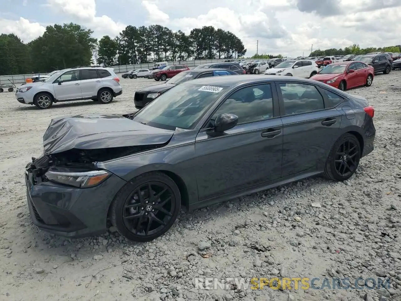 1 Photograph of a damaged car 2HGFE2F54RH529519 HONDA CIVIC 2024