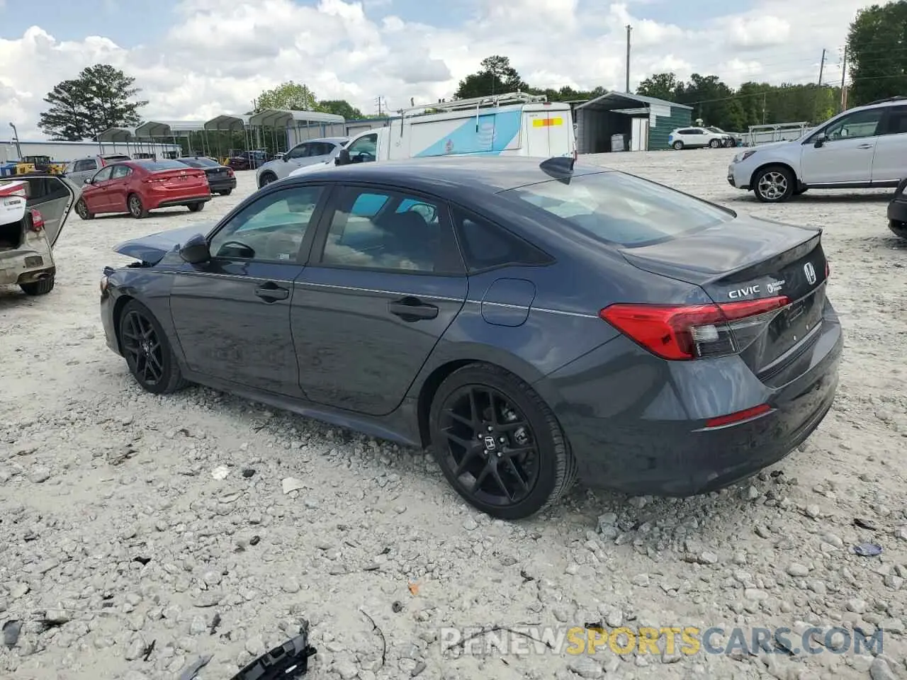 2 Photograph of a damaged car 2HGFE2F54RH529519 HONDA CIVIC 2024