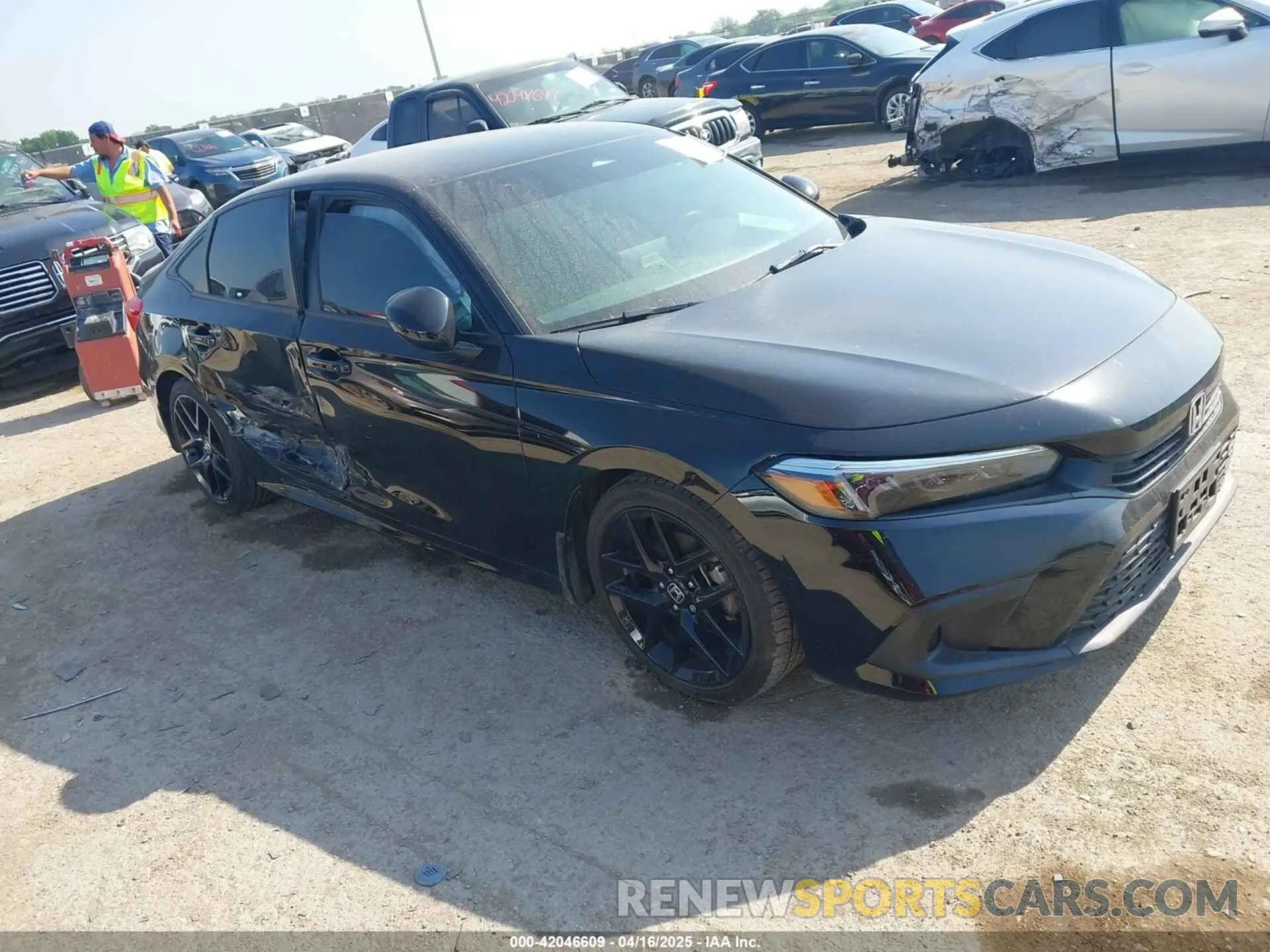 1 Photograph of a damaged car 2HGFE2F54RH537264 HONDA CIVIC 2024