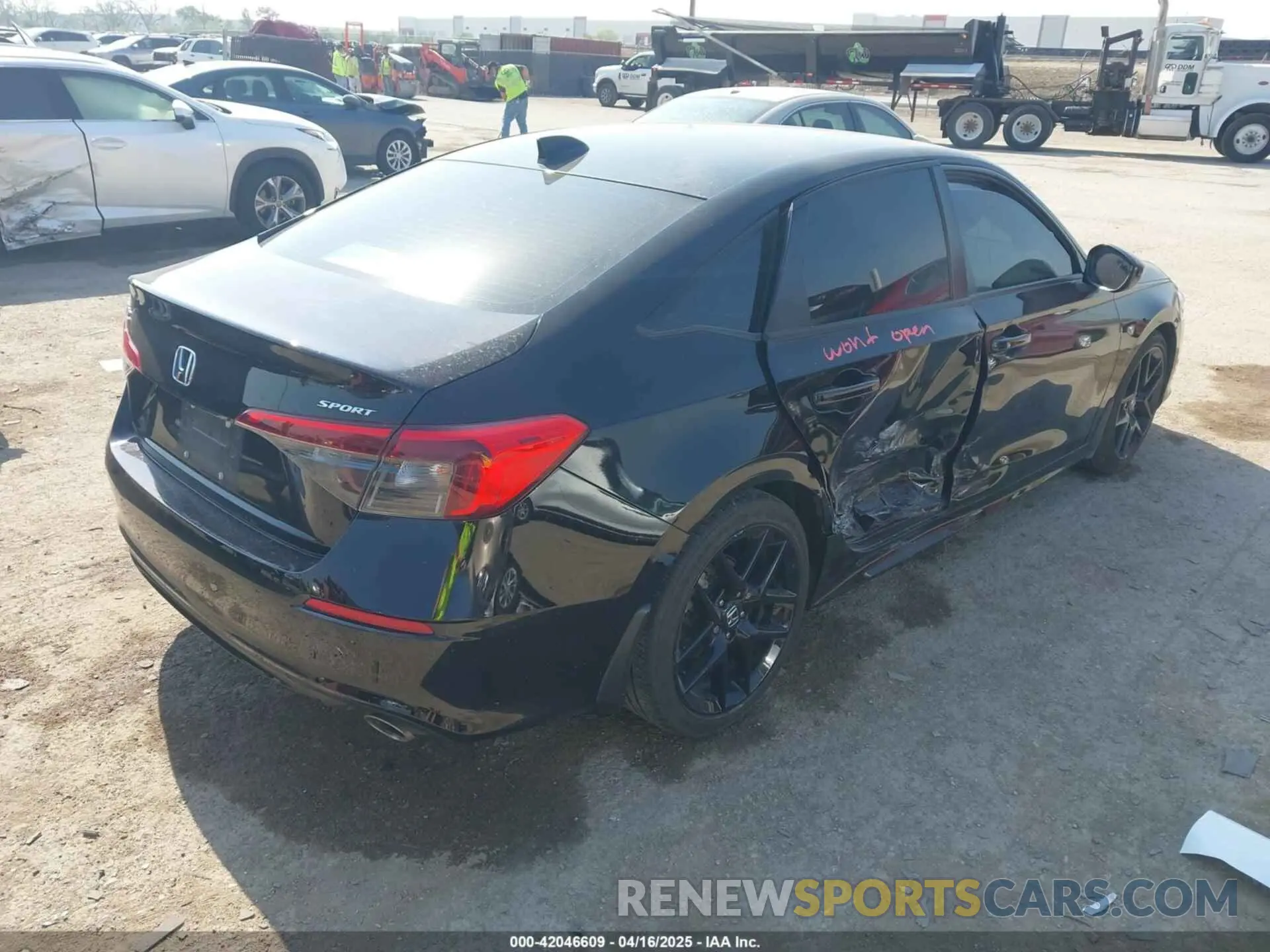 4 Photograph of a damaged car 2HGFE2F54RH537264 HONDA CIVIC 2024