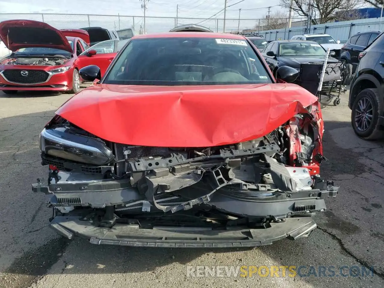 5 Photograph of a damaged car 2HGFE2F54RH539967 HONDA CIVIC 2024