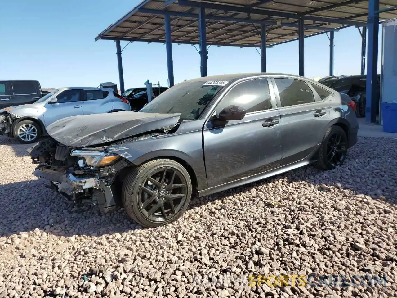 1 Photograph of a damaged car 2HGFE2F54RH540536 HONDA CIVIC 2024