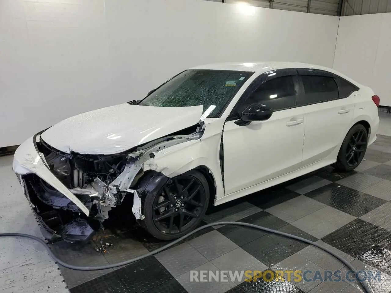 1 Photograph of a damaged car 2HGFE2F54RH560768 HONDA CIVIC 2024