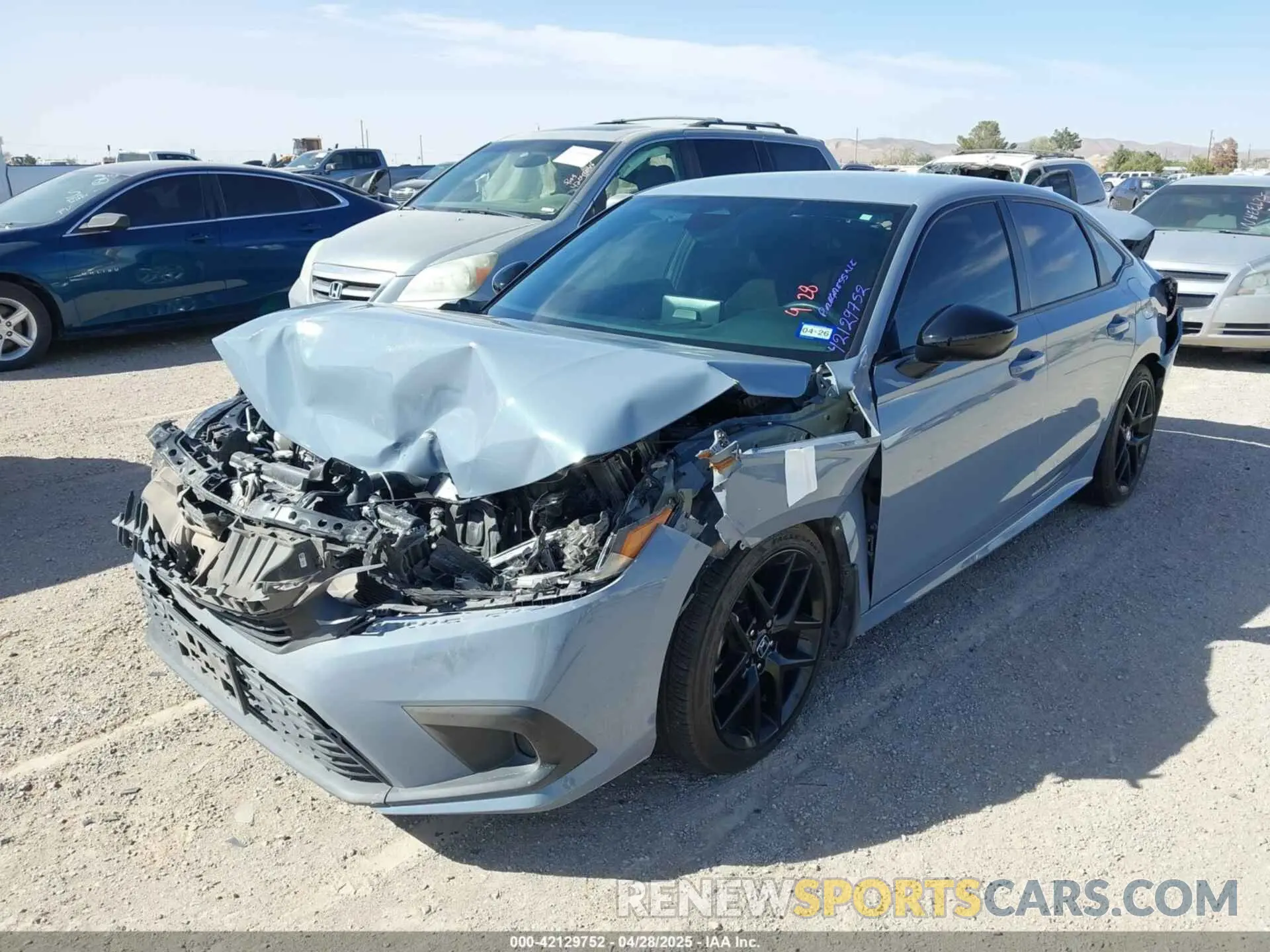 2 Photograph of a damaged car 2HGFE2F54RH568837 HONDA CIVIC 2024