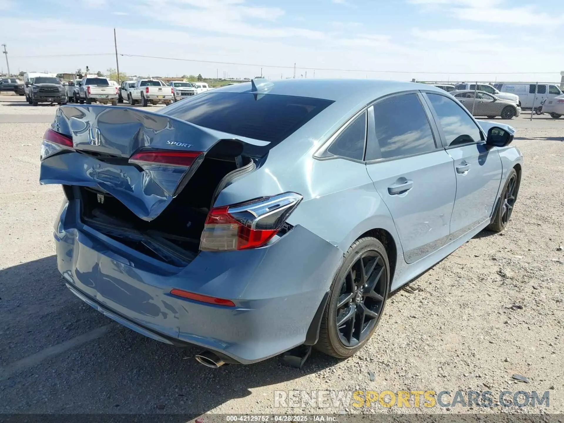 4 Photograph of a damaged car 2HGFE2F54RH568837 HONDA CIVIC 2024