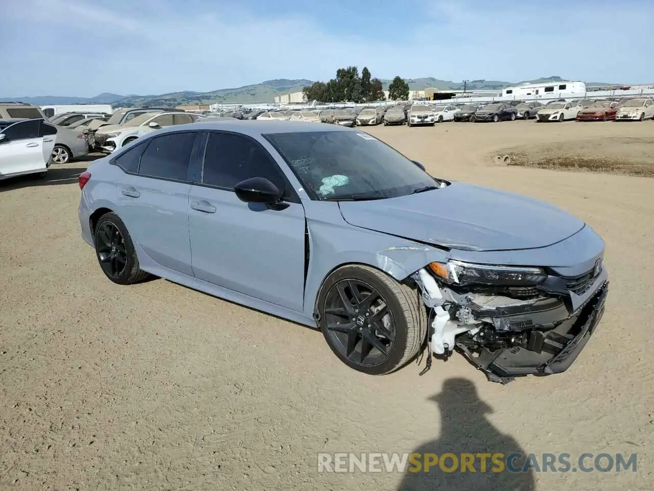 4 Photograph of a damaged car 2HGFE2F54RH571088 HONDA CIVIC 2024