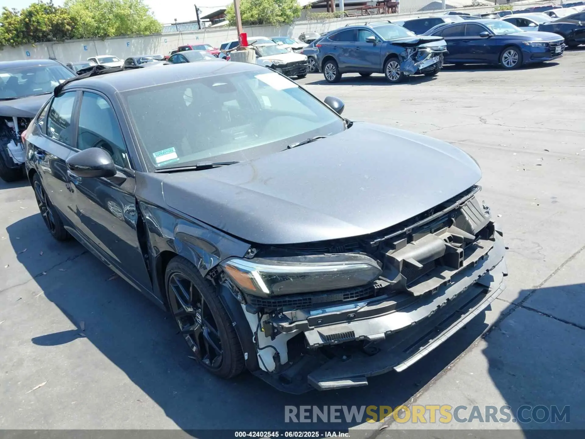 1 Photograph of a damaged car 2HGFE2F54RH575593 HONDA CIVIC 2024