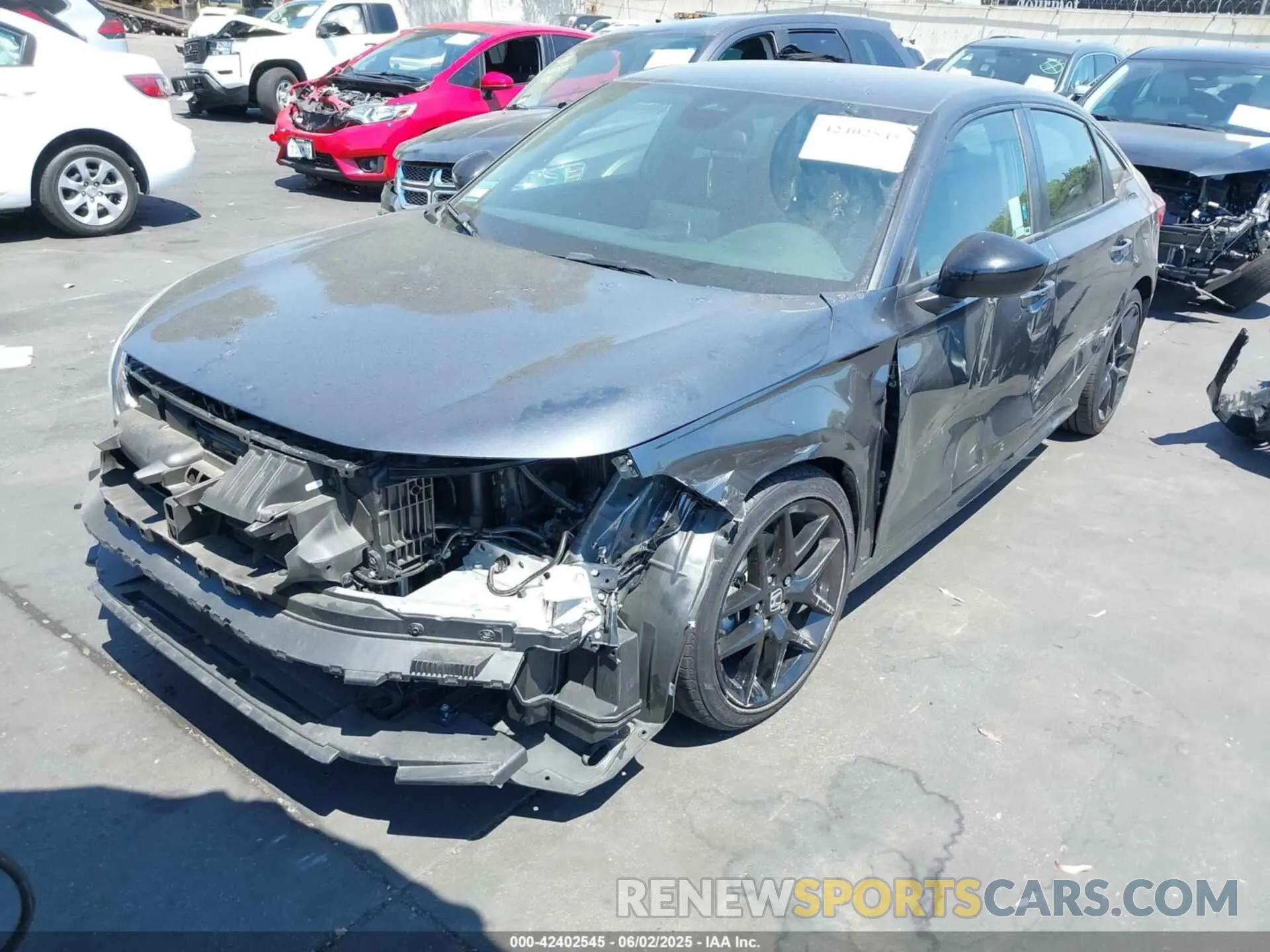2 Photograph of a damaged car 2HGFE2F54RH575593 HONDA CIVIC 2024